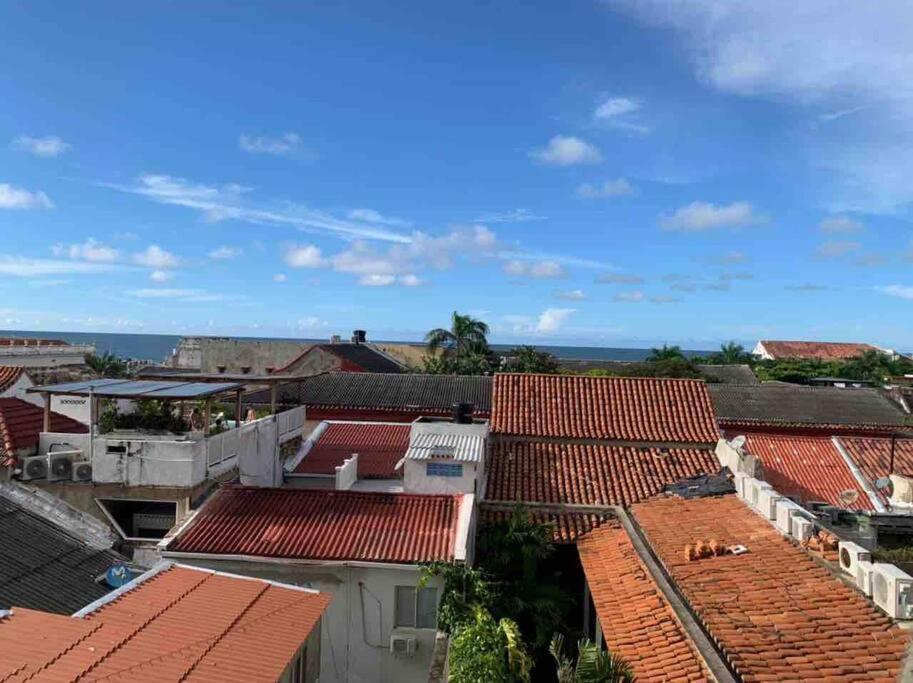 417 Apto Con Vista Panoramica De Cgna Cartagena Buitenkant foto